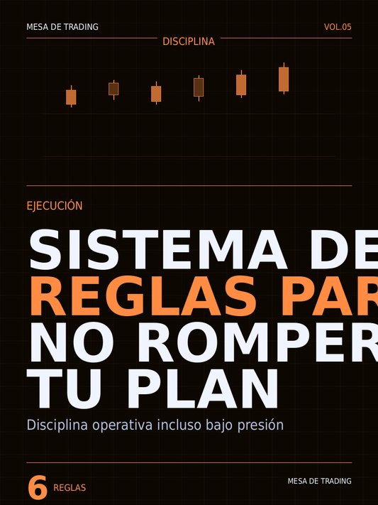 Tu problema no es la estrategia, es que no la respetás